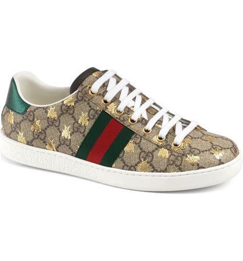 gucci bee shoes boots|Gucci bee sneakers women's.